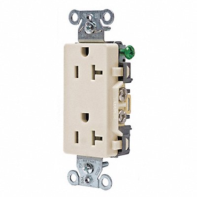 Receptacle Light Almond Decorator Outlet MPN:DRS20LA