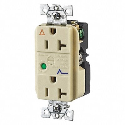 Receptacle 20A Decorator Outlet 125VAC MPN:SP53IGIA