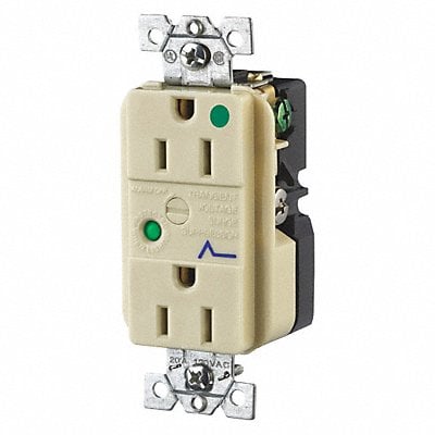 Receptacle 15A Audible Alarm 125VAC MPN:SP82IA