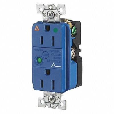 Receptacle Blue 15A Nylon 0.5 HP 2 Poles MPN:SP82IGA