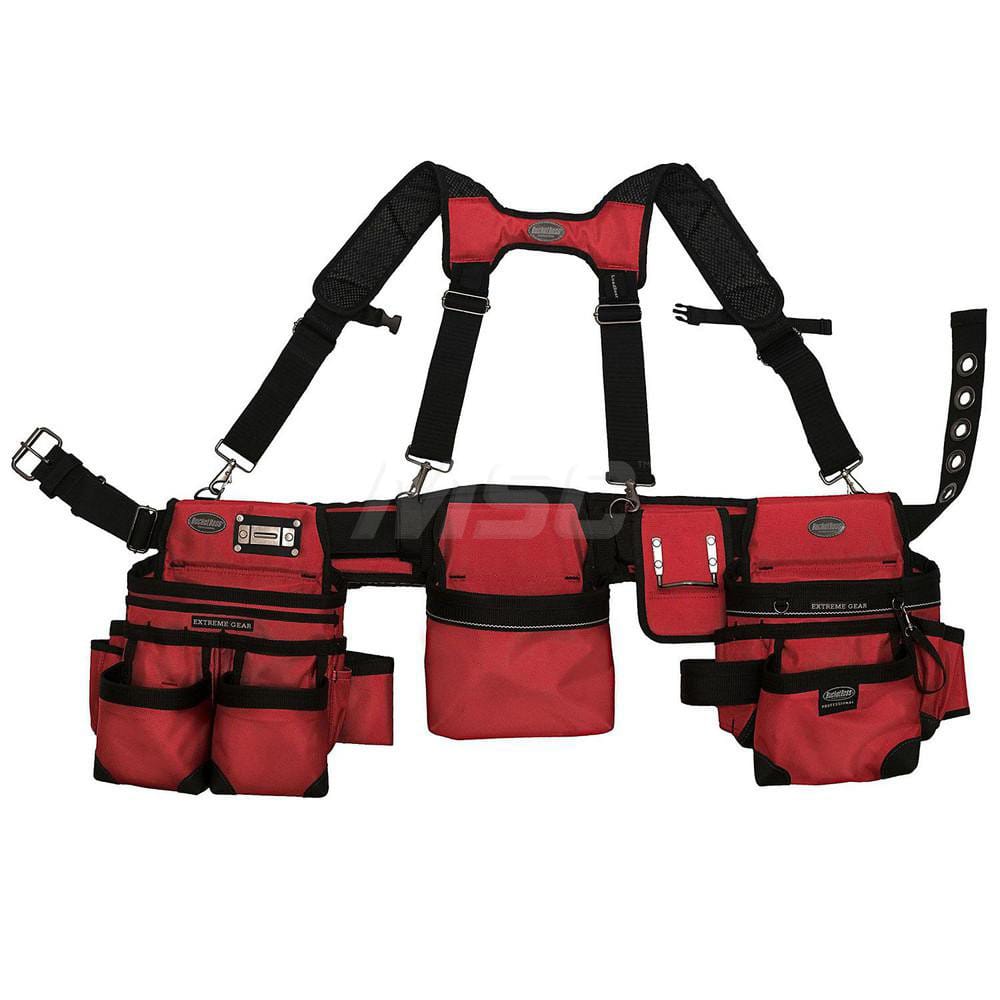 Tool Aprons & Tool Belts, Tool Type: Belts & Suspenders , Minimum Waist Size: 30 , Maximum Waist Size: 52 , Material: Polyester , Number of Pockets: 29.000  MPN:55185-RD