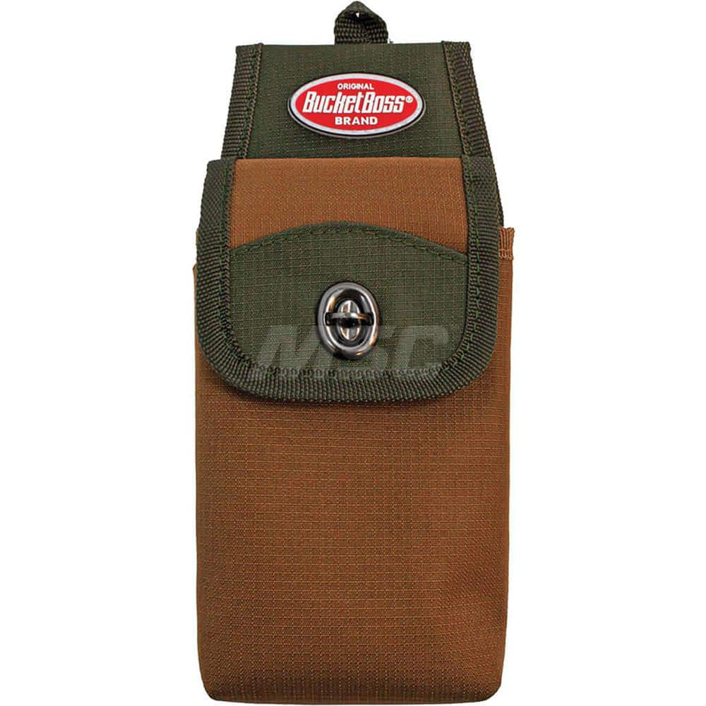 Tool Pouch: 1 Pocket, Polyester, Brown MPN:54185