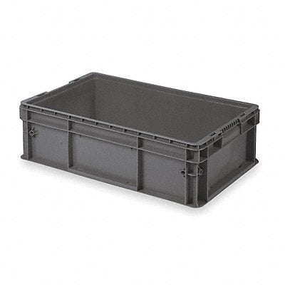 Straight Wall Container Gray Solid HDPE MPN:SW241507F101000