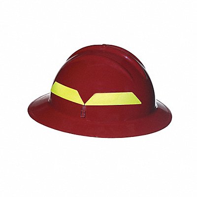 Fire Helmet Red Full-Brim MPN:FHRDR