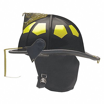 Fire Helmet Thermoglas(R)/FG Shell Black MPN:UM6CZ