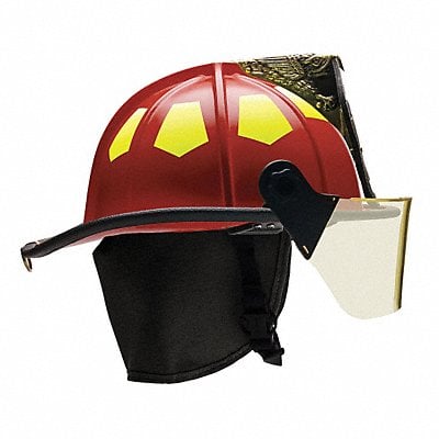 Fire Helmet Red Fiberglass MPN:UM6RD