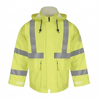 Fr Hi-Vis Rain Jacket Yellow MPN:JXN4YE RG M