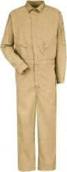 Coveralls: 9.1 cal/Sq cm, Size 34 Regular, Cotton & Nylon MPN:CLD4KH RG 34