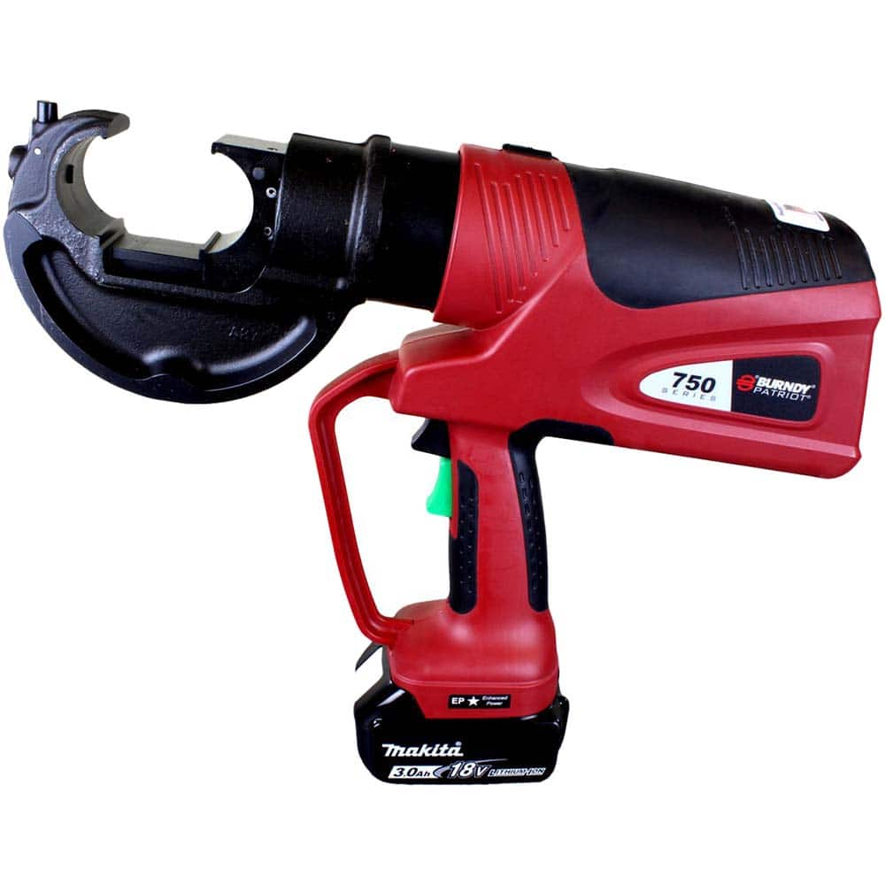 Crimpers, Features: Ergonomic Design and Overmolded Handle for Comfort Grip, 3550 Head Rotation, Uses U Dies MPN:PAT750LI