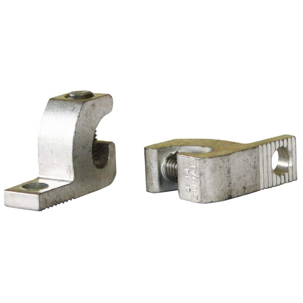 Grounding Clamps, Clamp Type: Grounding Clamp , Compatible Wire Size (AWG): 14-1/0 , Overall Length (Decimal Inch): 1-1/2 , Material: Aluminum  MPN:BGBL1/0