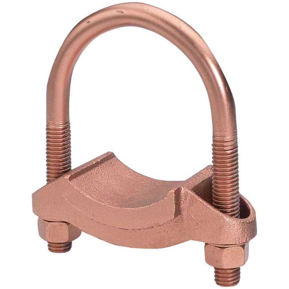 Grounding Clamps, Clamp Type: Grounding Clamp , Compatible Rod Diameter (Inch): 1-3/8-1-1/2 , Maximum Compatible Pipe Size (Inch): 1-1/4  MPN:GG161