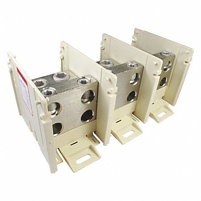 Power Distr Block Al/Cu 600V AC/DC MPN:BDBLCS6R3