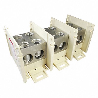 Power Distr Block Al/Cu 600V AC/DC MPN:BDBLCS6V3