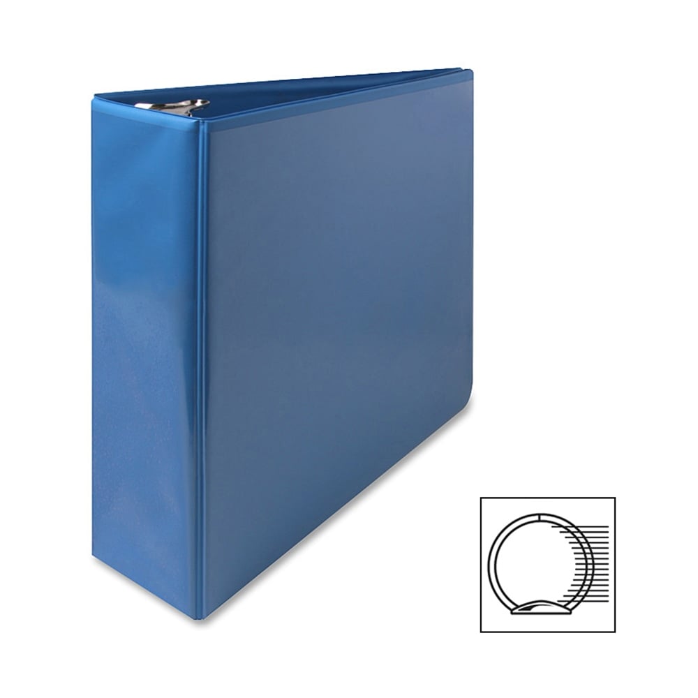 Sparco Premium View 3-Ring Binder, 3in Round Rings, 96% Recycled, Light Blue (Min Order Qty 5) MPN:19752