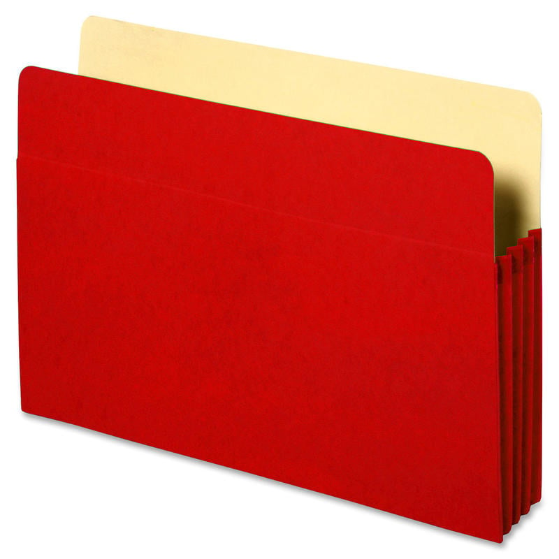 Sparco Accordion File Pocket, 9 1/2in x 11 3/4in, 3 1/2in Expansion, Red (Min Order Qty 8) MPN:26552