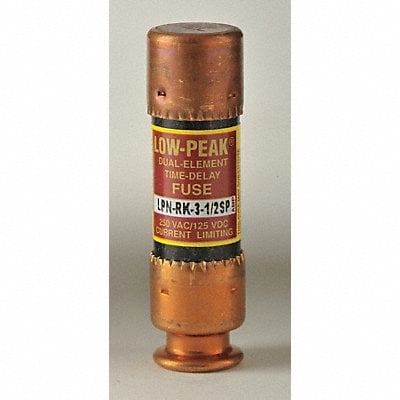 Fuse Class RK1 3-1/2A LPN-RK-SP Series MPN:LPN-RK-3-1/2SP