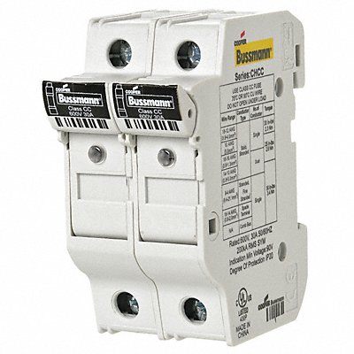 Fuse Block 0 to 30A Class CC 2 Pole MPN:CHCC2DIU