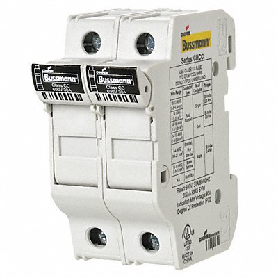 Fuse Block 0 to 30A Class CC 2 Pole MPN:CHCC2DU