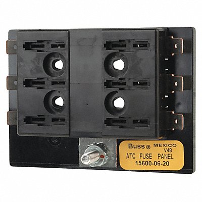 Fuse Block 0 to 30A Automotive 6 Pole MPN:15600-06-20