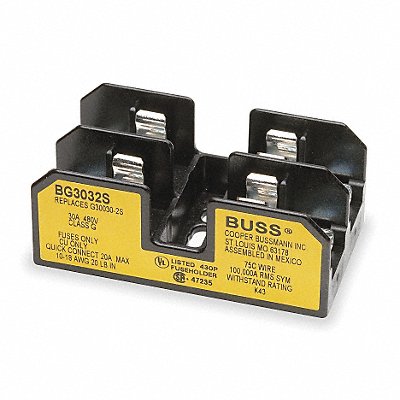 Fuse Block 25 to 30A G 2 Pole MPN:BG3032S