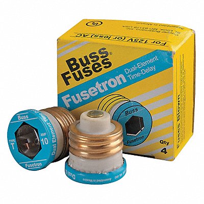 Plug Fuse T Series 10A PK4 MPN:T-10