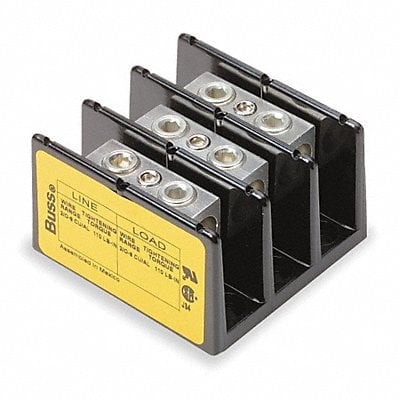 Mintr Distr Block Al/Cu 600V AC/DC MPN:16204-3