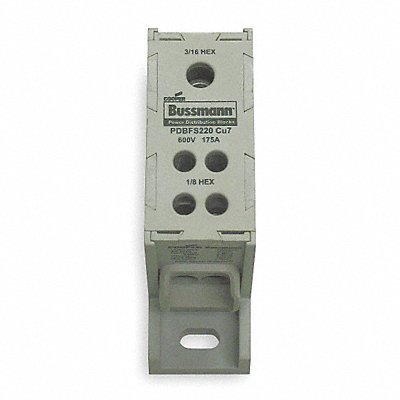 Power Distr Block Al/Cu 600V AC/DC MPN:PDBFS220