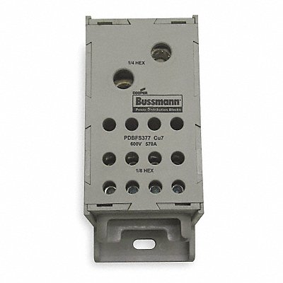 Power Distr Block Al/Cu 600V AC/DC MPN:PDBFS377