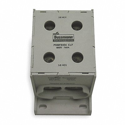 Power Distr Block Al/Cu 600V AC/DC MPN:PDBFS504