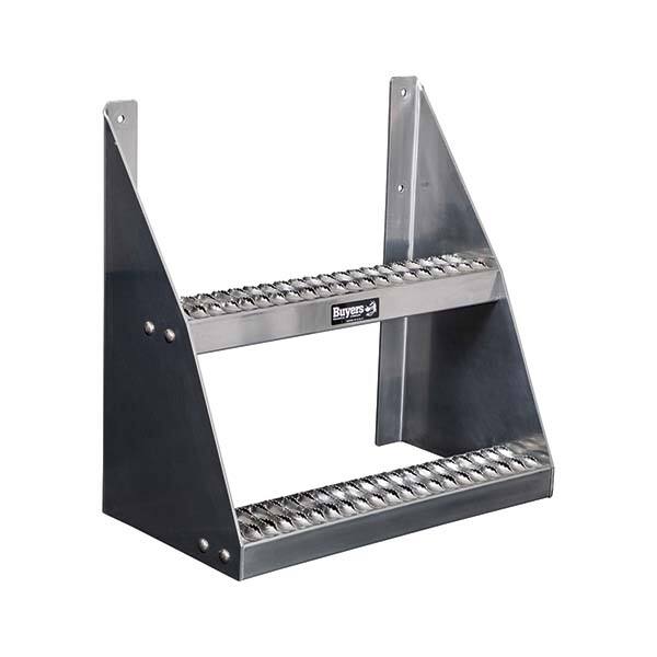 Trailer & Truck Cargo Accessories, Type: Step , For Use With: Class 8 Vehicles , Material: Aluminum , Width (Inch): 12.00 , Color: Silver  MPN:5239012