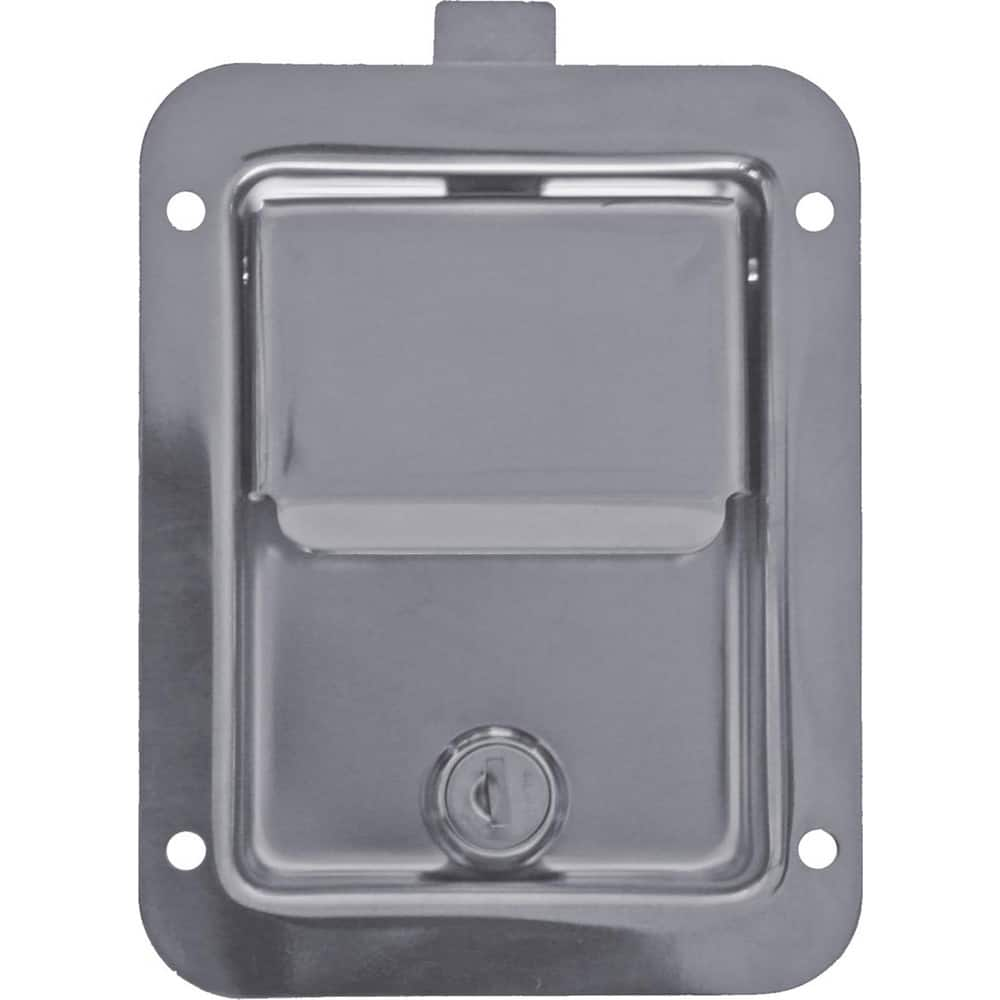 Case Latches, Type: Single Action , Material: Stainless Steel , Length: 5.5in , Depth: 3.75 , Includes: Paddle Latch  MPN:L3885