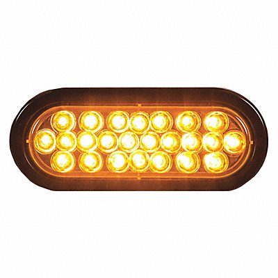 Strobe Warning Light Oval Ambr Recssd 6 MPN:SL65AO