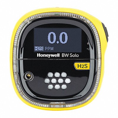 Single Gas Detector Black/Yellow 2-5/8 H MPN:BWS1-H2-Y