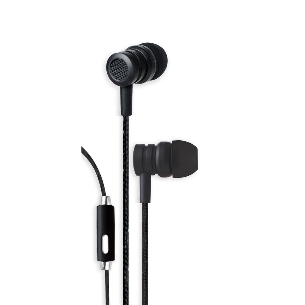 Bytech Wired Earbud Headphones, Black, BYAUEB129BK (Min Order Qty 8) MPN:BYAUEB129BK