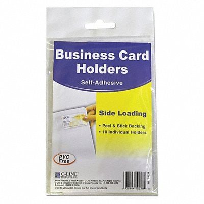 AdhesiveBusinessCardHolders PK10 MPN:70238