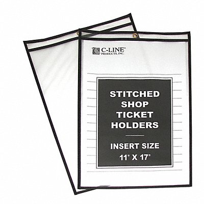 Shop Ticket Holders 2 Side 11 x 17 PK25 MPN:46117