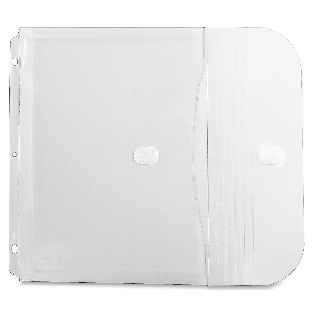 C-Line Super Heavyweight Poly Binder Pockets - Clear, Side Loading, 11 x 8-1/2, 5/PK, 57537 (Min Order Qty 8) MPN:57537