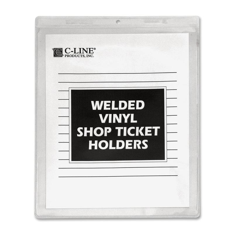 C-Line Vinyl Shop Ticket Holders, 9in x 12in, Box of 50 (Min Order Qty 2) MPN:80912