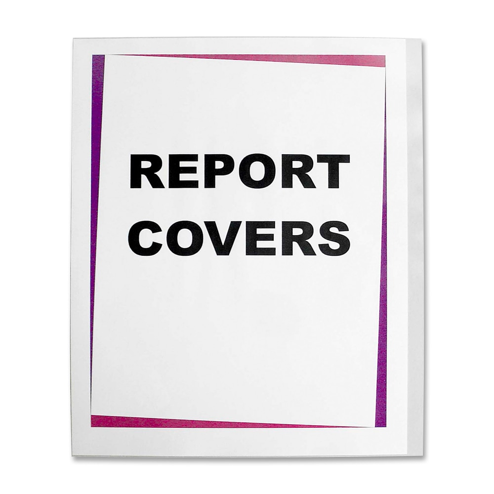 C-Line Clear Report Covers, 8 1/2in x 11in, Box Of 100 (Min Order Qty 3) MPN:31357