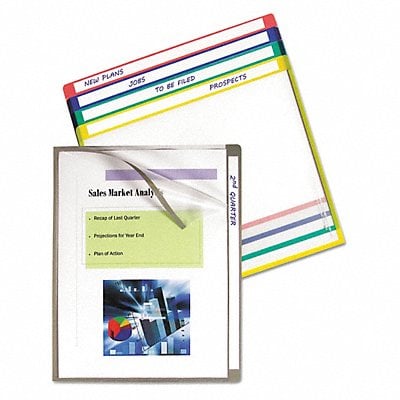 Write-On Folders Letter Assorted PK25 MPN:62160