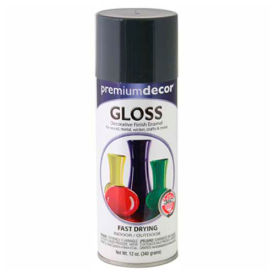 Premium Dcor Decorative Gloss Enamel 12 oz. Aerosol Can Slate Gray - 793213 793213