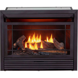 Duluth Forge Dual Fuel Ventless Gas Fireplace Insert 26000 BTU T-Stat Control FDF300T