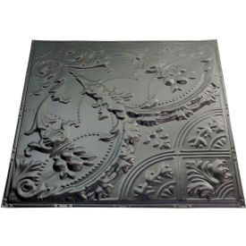 Great Lakes Tin Saginaw 2' X 2' Nail-up Tin Ceiling Tile in Argento - T53-07 T53-07