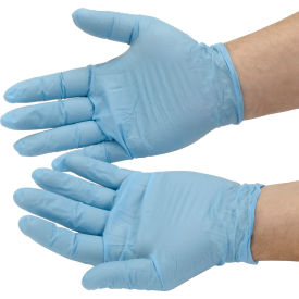 Industrial Grade Disposable Nitrile Gloves Powdered Medium Blue 100/Box GNDR-MD-1M GNDR-MD-1M