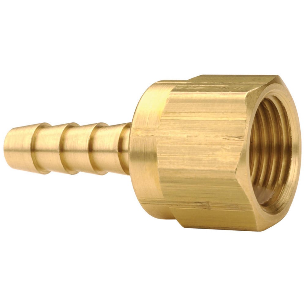 Barbed Hose Fittings, Fitting Type: Female Swivel, Hose Barb , Material: Brass , Thread Standard: UNF , Thread Size: 5/8-18  MPN:1440610K