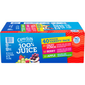 Capri Sun 100 Juice Variety Pack 40 Count 22000720