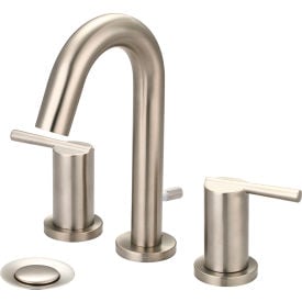 Olympia i2v L-7420-BN Two Handle Bathroom Widespread Faucet with Pop-Up PVD Brushed Nickel L-7420-BN