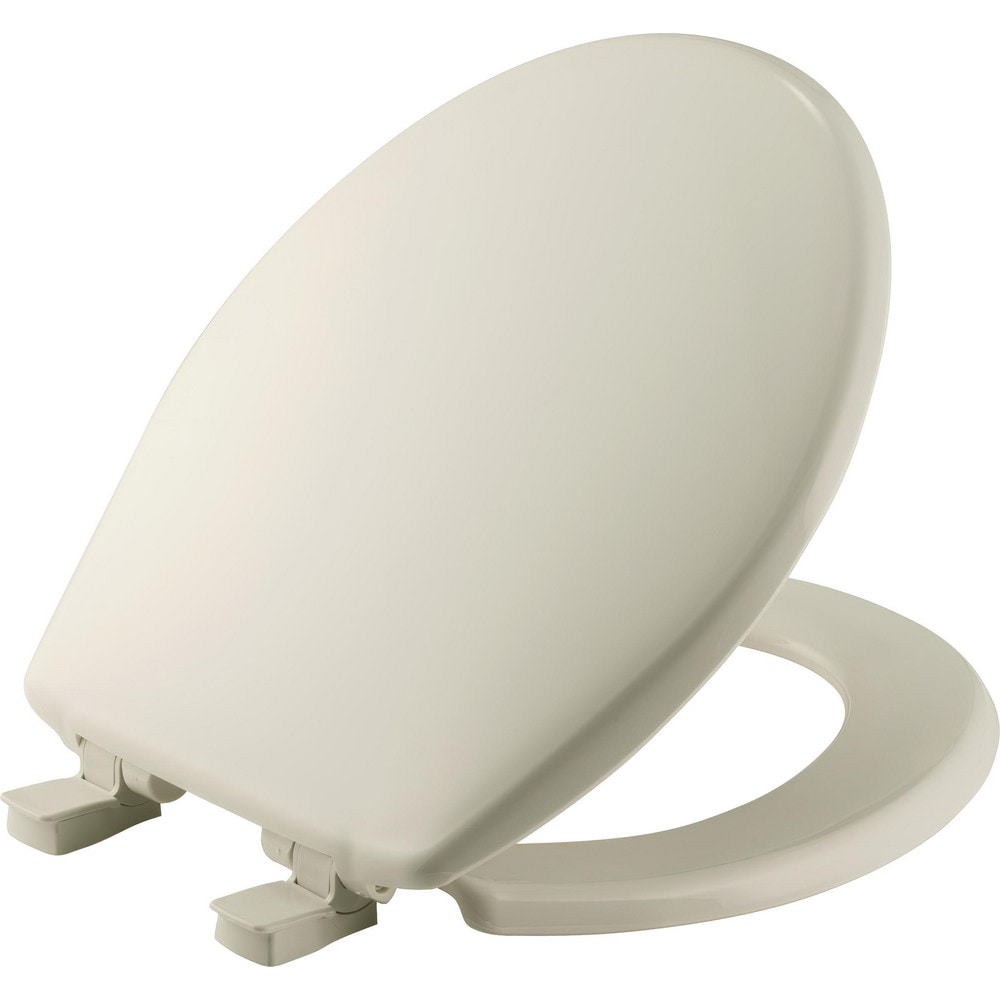 Toilet Seats, Type: Standard, Closed , Style: Round , Material: Plastic , Color: Biscuit , Outside Width: 14.688in (Inch) MPN:730SLEC 346