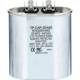 Tradepro® Run Capacitor 20 MFD 440V Oval TP-CAP-20/440