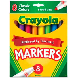 Crayola® Classic Markers Conical Tip Assorted 8/Set 587708